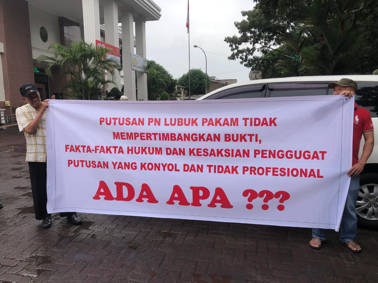 Aksi Damai Warga di PT Medan: Tolak Putusan PN Lubuk Pakam yang Rugikan Rakyat