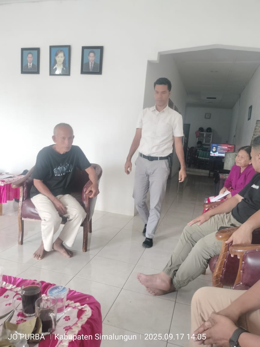 Kanit Reskrim Iptu PM.Tambunan Ucapkan Belasungkawa Atas Kepergian wartawan Alm Nico Saragih